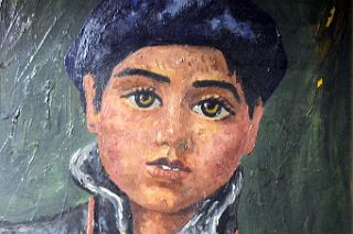 05 El Chico de la Gomera by Antonio Berni Painting In Lobby Alvear Art Hotel Buenos Aires
